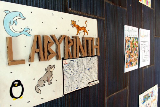 Výstava Rajlich 100 _ plakáty 5. výročí Labyrinthu